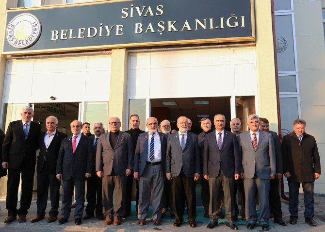 Sp Genel Başkanı Karamollaoğlu’ndan, Belediye Başkanı Aydın’a Ziyaret