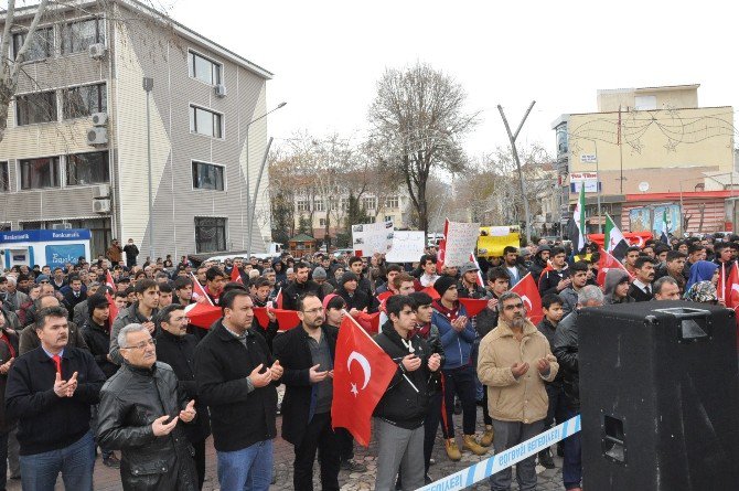 Gölbaşında Teröre Lanet Halep’e Destek Mitingi