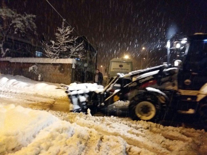 Boğaziçi Belediyesi Karla Mücadelesi Sürdürüyor