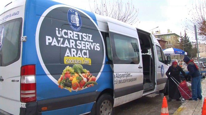 Ücretsiz Pazar Servisi Aracına İlgi Büyük