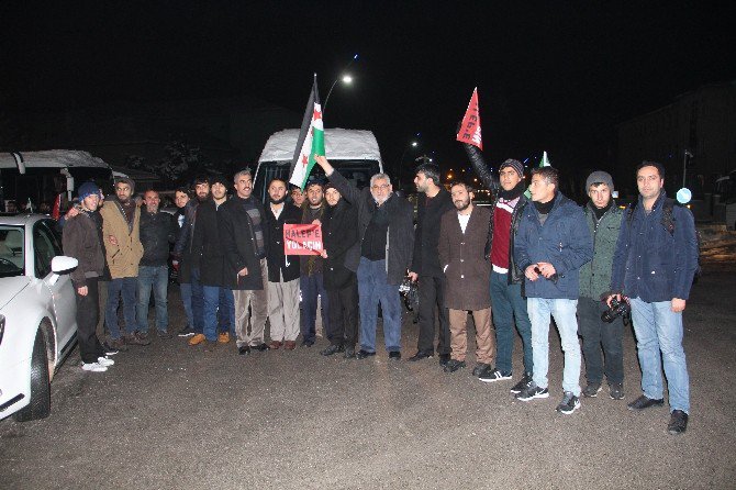 Elazığ’dan ‘Halep’e Yol Açın’ Konvoyu Hareket Etti