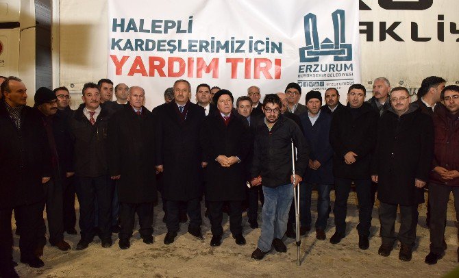 Büyükşehir’den Halep’e Yardım Tırı