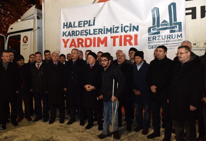 Büyükşehir’den Halep’e Yardım Tırı