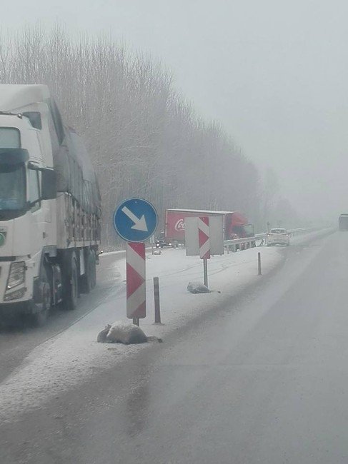 Tokat’ta Kar Yağışı Ve Buzlanma Kazalara Neden Oldu