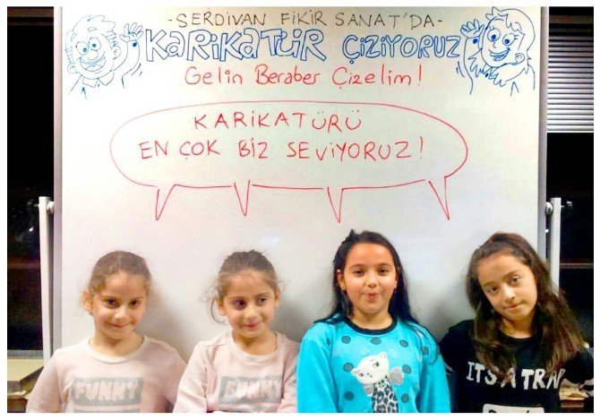 Akademi’de Genç Karikatüristler Yeteneklerini Konuşturuyor