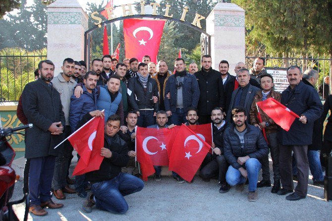 Hatay’da Şehitlere Saygı Konvoyu