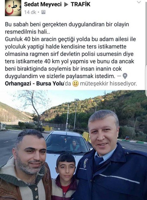 Vatandaştan Duygulandıran Duyarlılık Örneği