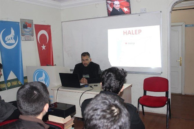 Ülkü Ocakları’ndan “Halep” Semineri