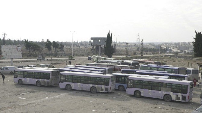 İha Ekibi Tahliyelerin Yapıldığı Halep’te