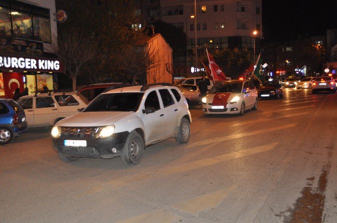 Aliağa’da Teröre Lanet Konvoyu