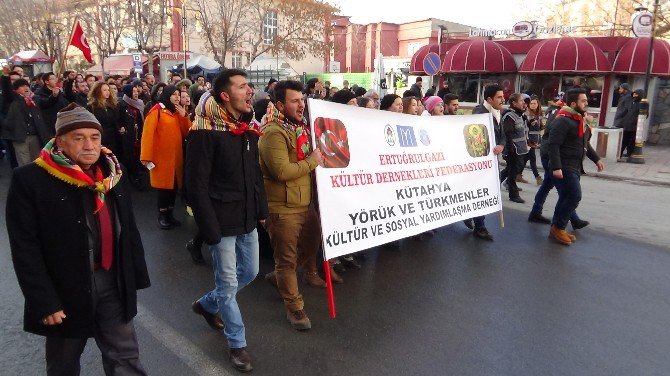 Kütahya’da Teröre Lanet Yürüyüşü