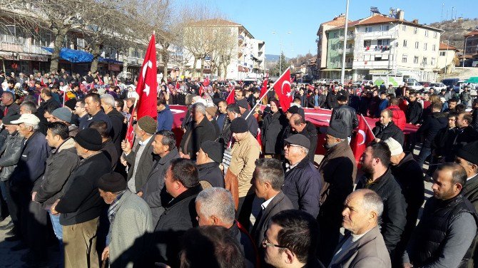 Pazarlar’da Teröre Lanet Mitingi