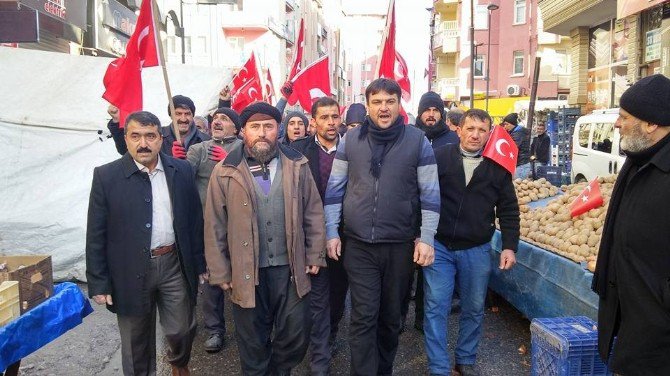 Pazarcılardan Kayseri Saldırısına Tepki