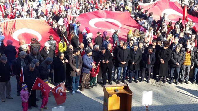 Pazarlar’da Teröre Lanet Mitingi