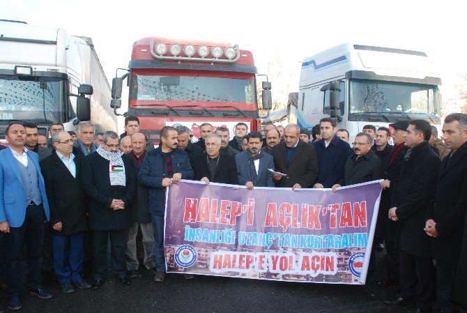 Tokat’tan Halep’e 4 Tır Un Gönderildi