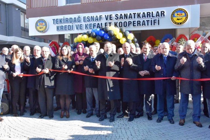 Esnaf Ve Sanatkarlar Kredi Ve Kefalet Kooperatifleri Binası Dualarla Açılldı