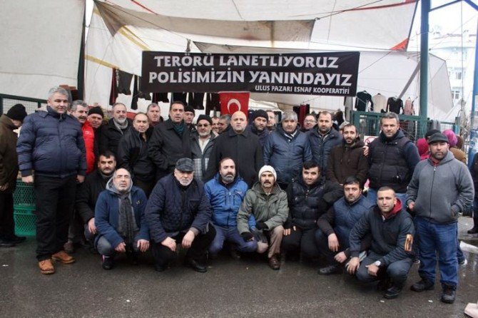 Çekmeköy Ulus Pazarı Esnafı, Terörü Lanetledi