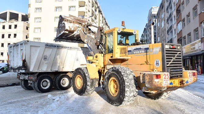 Erzurum’da Karla Mücadele