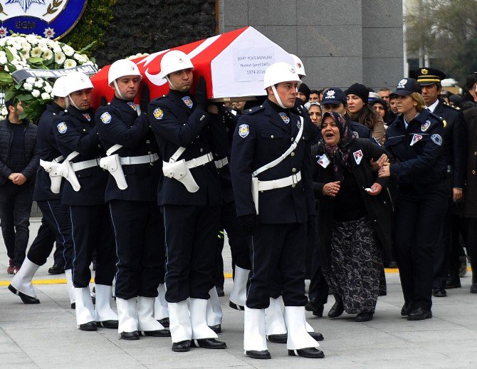 Şehit Polis Numan Şeref Datlı İçin Emniyet Müdürlüğü’nde Tören Düzenlendi