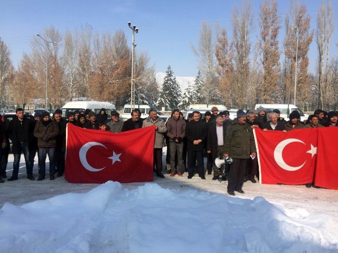 Ağrı’da ’Teröre Lanet’ Yürüyüşü