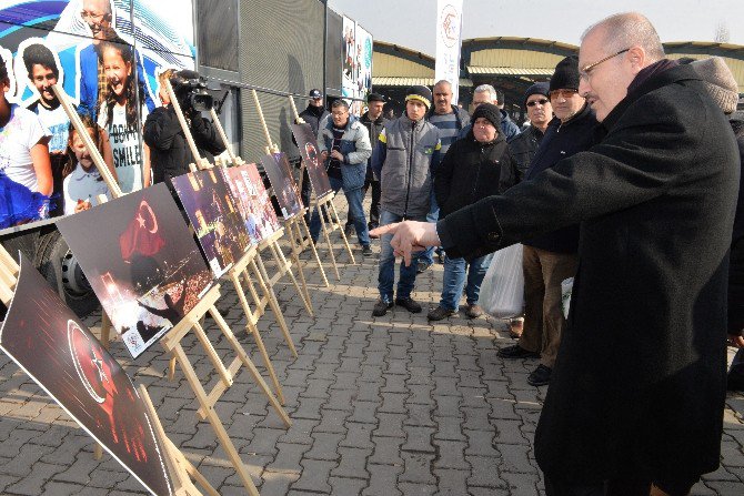 Vatandaş Hem Pazar Yaptı, Hem Sergiyi Gezdi