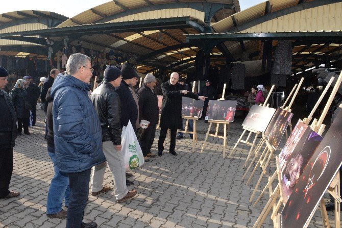 Vatandaş Hem Pazar Yaptı, Hem Sergiyi Gezdi