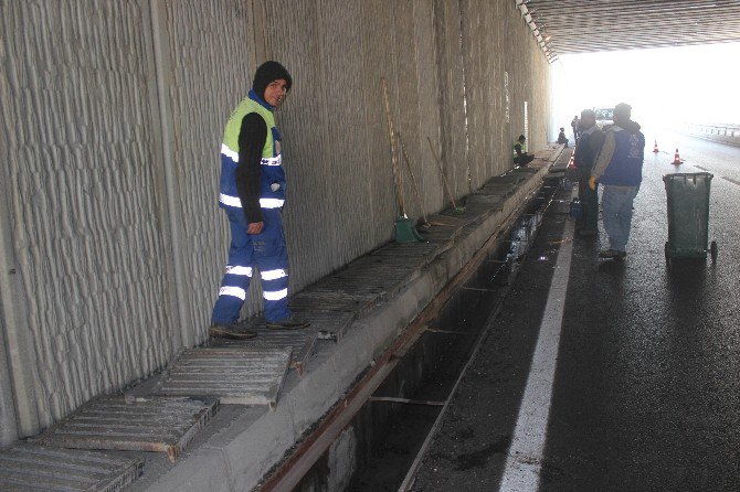 Tekrar Çalınmasın Diye Altgeçit Mazgalları Kaynaklandı