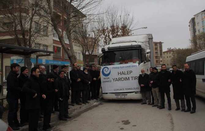 Beşir Derneği’nden Halep’e 2 Tır Yardım