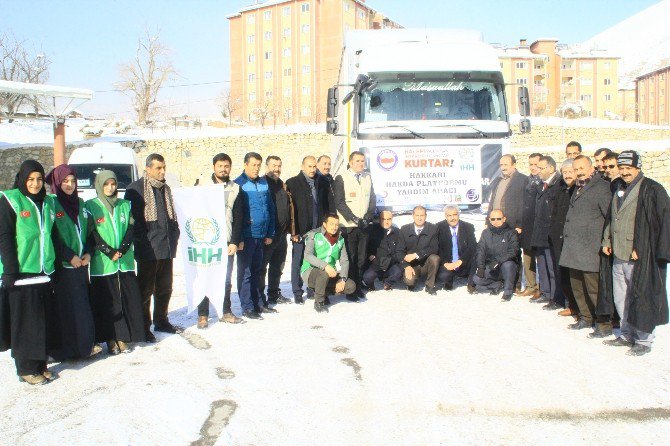 Hakkari’den Halep’e Yardım