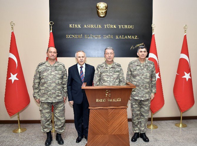 Genelkurmay Başkanı Akar, Hatay Ve Kilis’te Denetlemelerde Bulundu