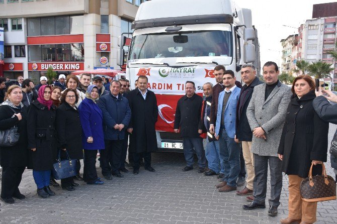 Nazilli’den 5 Tır Halep’e Doğru Yola Çıktı