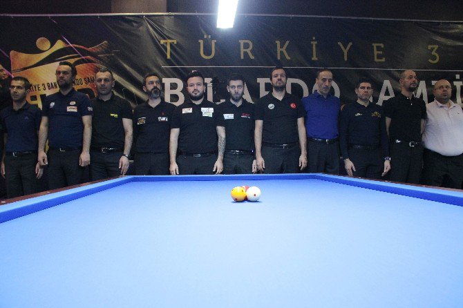 Türkiye Bilardo Şampiyonası Final Müsabakaları Başladı