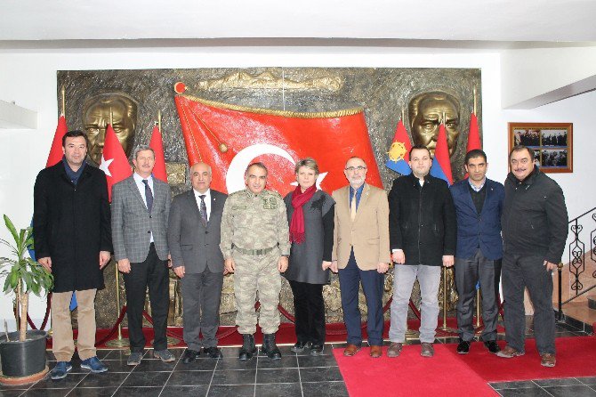 Bilecik Tso Ve Stk Temsilcilerinden Tuğgeneral Halis Zafer Koç’a Taziye Ziyareti