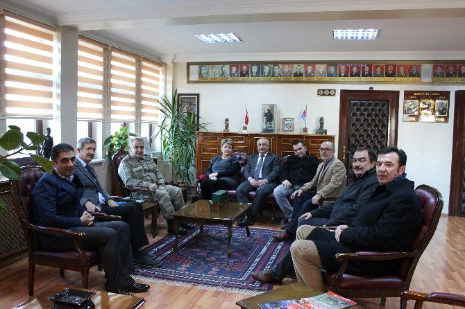 Bilecik Tso Ve Stk Temsilcilerinden Tuğgeneral Halis Zafer Koç’a Taziye Ziyareti