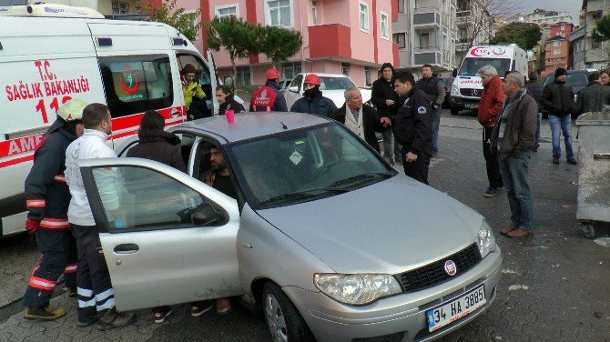 Ataşehir’de 3 Kişinin Yaralandığı Kazadan Gasp Olayı Çıktı