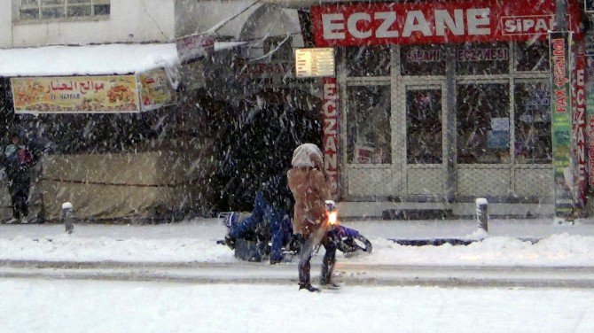 Kilis’te Kar Hayatı Olumsuz Etkiledi