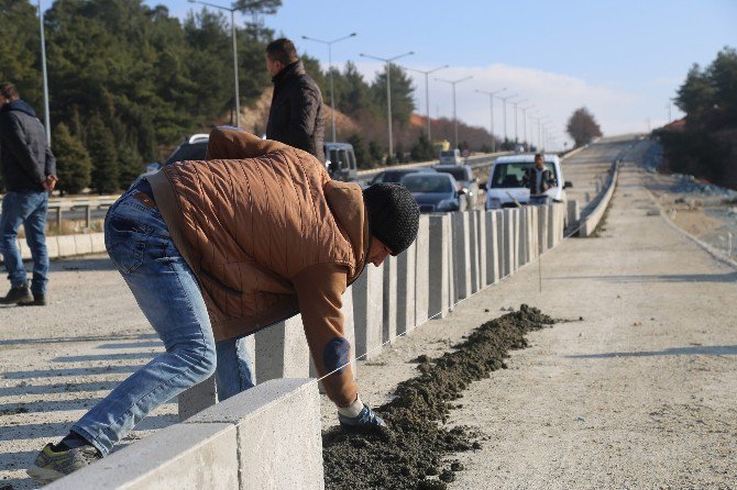 Uşak’ta Bisiklet Yolu Projesi Devam Ediyor