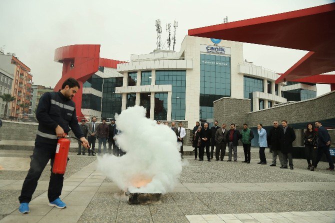 Canik’te Gerçek Gibi Tatbikat