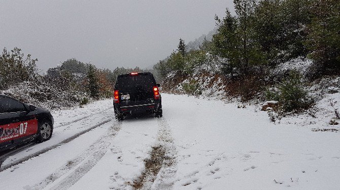 Manavgat’a 15 Yıl Sonra Kar Yağdı