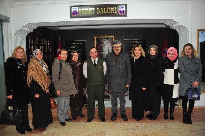 Kent Konseyinden Çevik Kuvvet İle İl Jandarma Komutanlığına Ziyaret