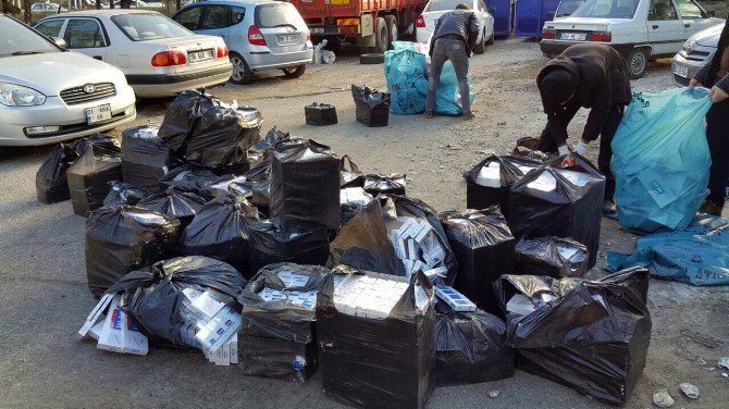 Şanlıurfa’da 42 Bin Paket Kaçak Sigara Ele Geçirildi