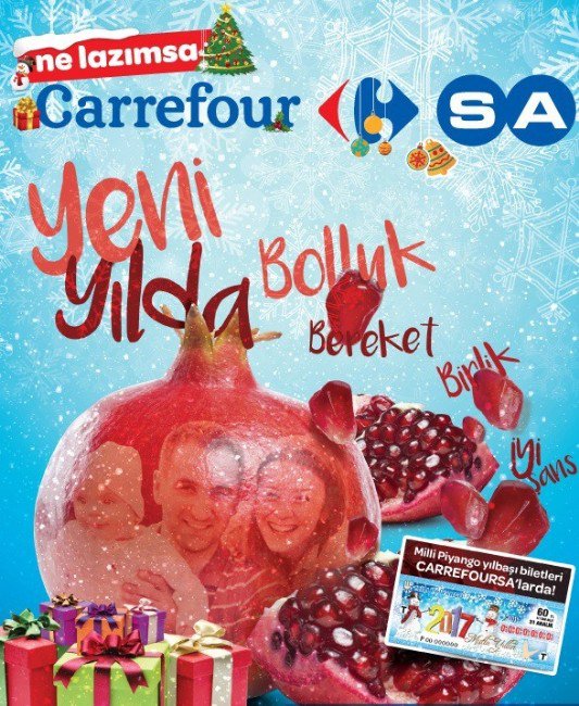 Carrefoursa, Yeni Yıl İçin Hazırlanıyor