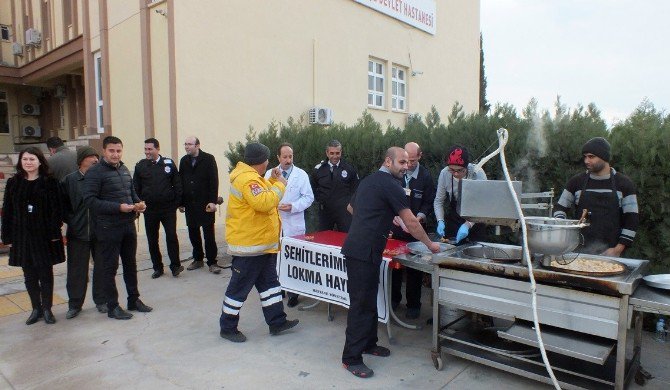 Didim Devlet Hastanesi’nde Şehitler İçin Lokma Hayrı Yapıldı