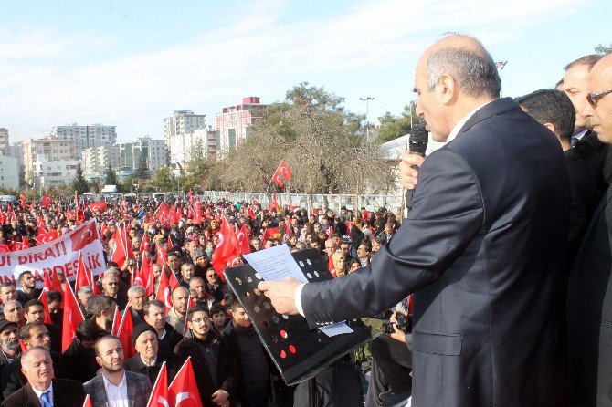 Mardin Teröre Karşı Tek Yürek Oldu