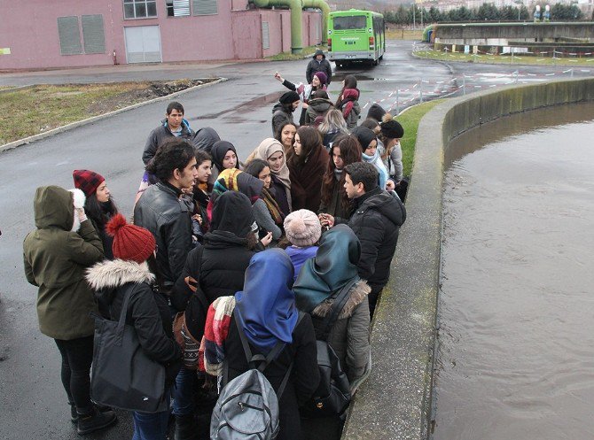 Saü’lü Öğrenciler Arıtma Tesislerini Gezdi