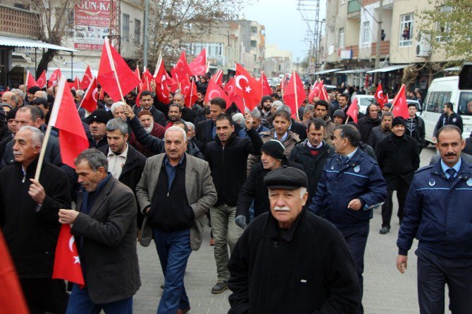 Adıyaman Kahta’da Teröre Lanet Yürüyüşü