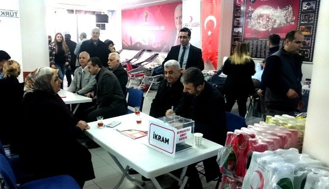 Ak Parti İl Başkanlığından Kızılay’a Kan Bağışı Desteği