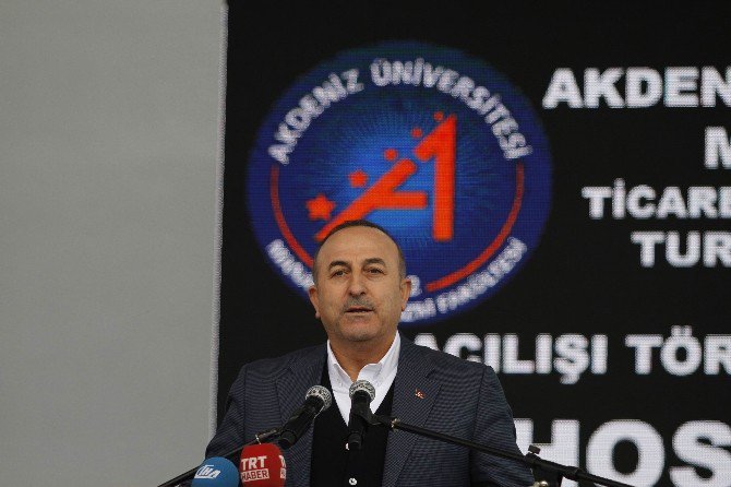 Dışişleri Bakanı Çavuşoğlu Antalya’da