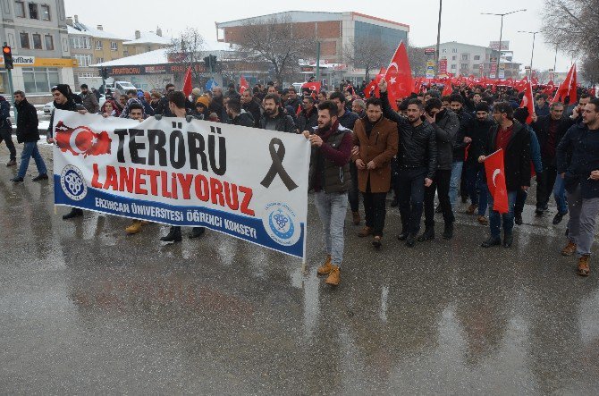 Erzincan Da Teröre Lanet, Yürüyüşe Davet Mitingi