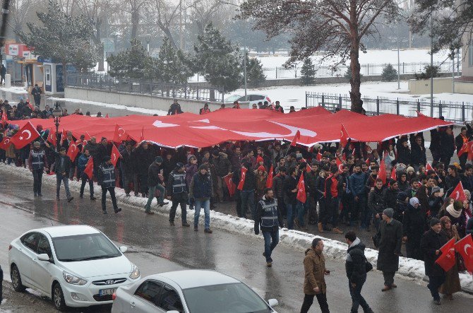 Erzincan Da Teröre Lanet, Yürüyüşe Davet Mitingi